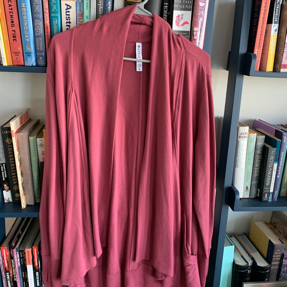Pink Athleta Cardigan